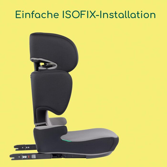 Бустер Bebeconfort Road Fix i-Size, дитяче крісло ISOFIX, дитяче крісло i-Size, від 3,5 років до 12 років, 15-36 кг, 100-150 см Road Fix i-Size Сірий туман