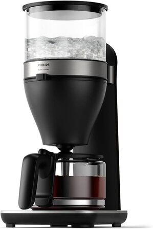 Кавоварка фільтраційна Philips, 1.25 л, до 15 чашок, Boil & Brew, чорна/срібляста (HD5416/60)