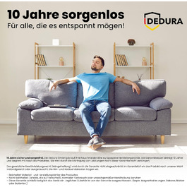 Датчик диму Rauchmelder з 10-річною гарантією, сертифікований BSI за стандартом DIN EN14604, з батарейкою 9V (набір 2 шт.)