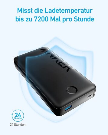 МАг, USB-C, 15 Вт, для iPhone/Galaxy, Чорний, 20K II, Power Bank 20 000