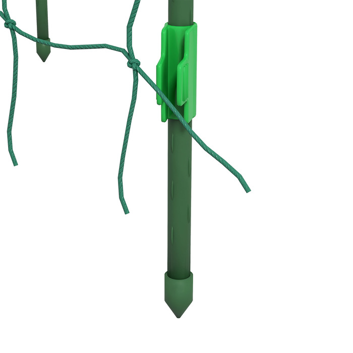 Велика арка для підтримки рослин, сітка від птахів, легка установка, метал, 43 x 182 x 183 см