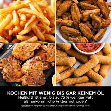Фритюрниця Ninja Foodi FlexDrawer AF500EUCP: 7-в-1, Dual Zone, Airfryer з подвійними зонами, чорний & мідний колір