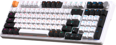 Дротова механічна клавіатура GamePro MK170W (Red) з Hot-Swap RGB White