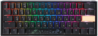 Механічна клавіатура Ducky One 3 Mini Cherry MX Brown RGB Black UA