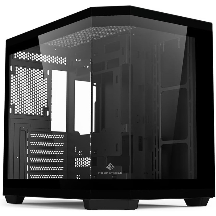 Корпус комп'ютера Rockstable Stonecliff ATX/mATX/ITX 180 скло Для материнських плат із задніми роз'ємами
