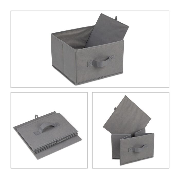 Відкидна полиця Relaxdays з 3 кошиками