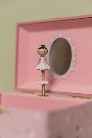 Маленька голландська скринька для прикрас - Рожеві квіти