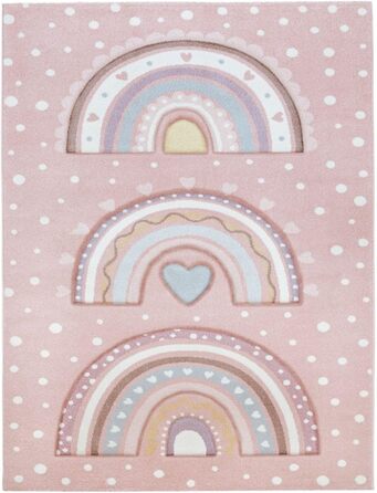 Дитячий килимок TT Home Rainbow Pink, 200x290 см