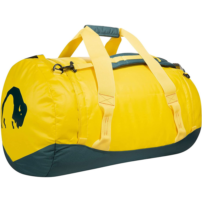 Дорожня сумка Tatonka Barrel XL-місткість 110 літрів-водонепроникна сумка з брезенту для вантажівки з функцією рюкзака і великим отвором на блискавці-велика сумка для рюкзака-міцний і легкий у догляді однотонний жовтий