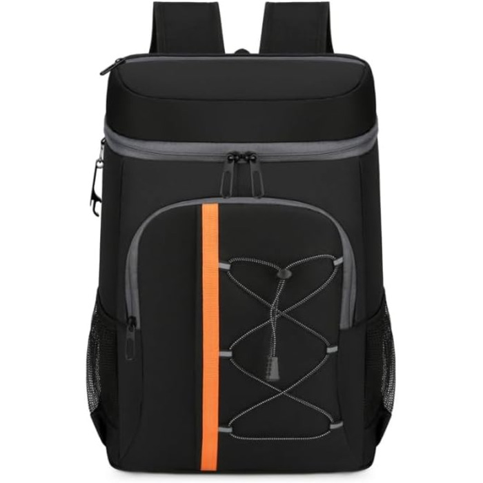 Терморюкзак 28L, чорний: для пікніка, відпочинку, риболовлі та роботи