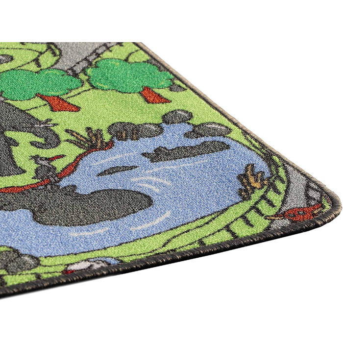 Килимок для ігор Primaflor-міцний дитячий килимок-високоякісний килимок для дитячої-ігровий килимок для хлопчиків і дівчаток - - 140x200 см (95x200 см, зоопарк)