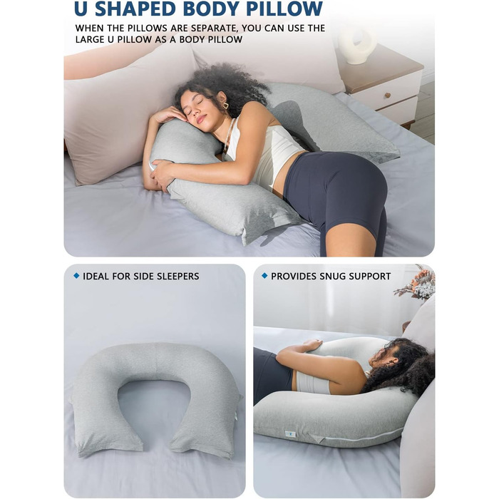 Підкуштунок для читання INSEN: комфортне сидіння в ліжку, для читання, відпочинку, матерів та дітей, сірий джерсі