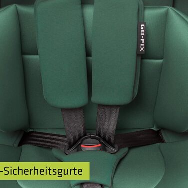 Автокрісло 76-150 см 4BABY Go-Fix з Isofix, I-Size, регульоване, з підкладкою, для дітей