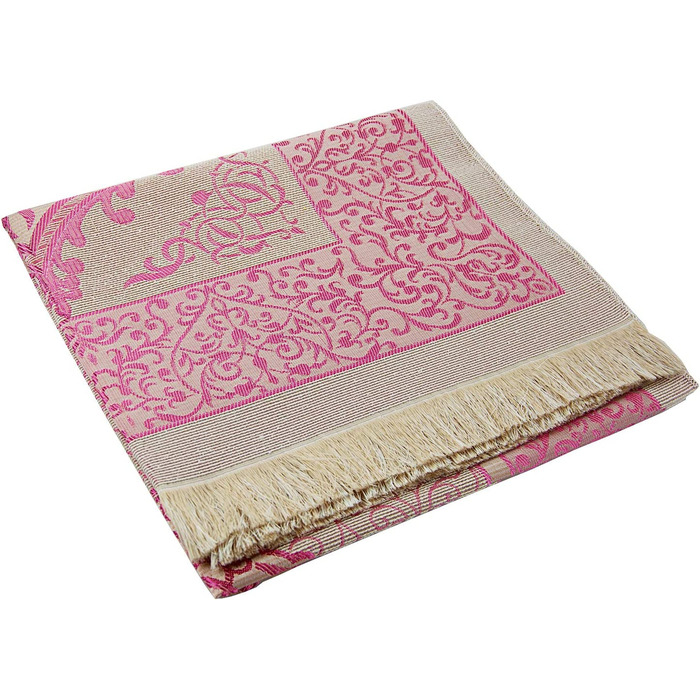Іхван онлайн мусульманський молитовний килимок і розарій з елегантним дизайном циліндрична подарункова коробка / Джанамаз саджада / набір ісламських подарунків / молитовний килимок, тканина з тафти, (рожевий)