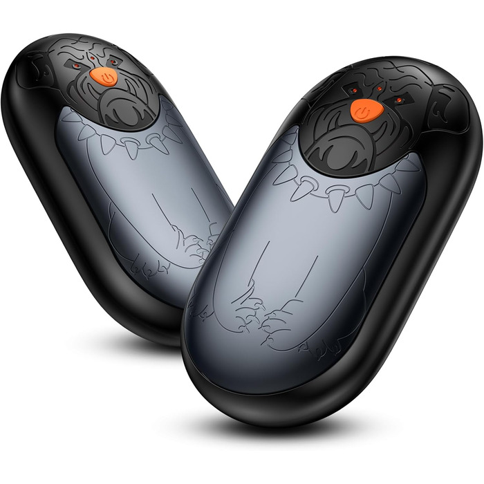 Електричний гріє для рук 2 шт. | Перезарядний кишеньковий гріє з 3 режимами нагріву, 6000mAh | Для жінок, чоловіків, кемпінгу, полювання, гольфу (Сірий)