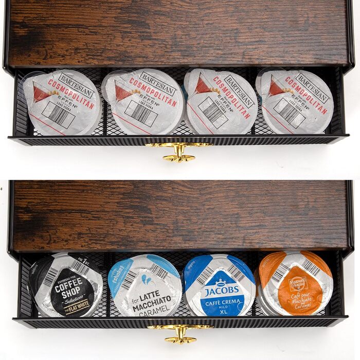 Тримач для капсул Tassimo (64 шт.) - металевий органайзер для капсул кави, стійка-органайзер