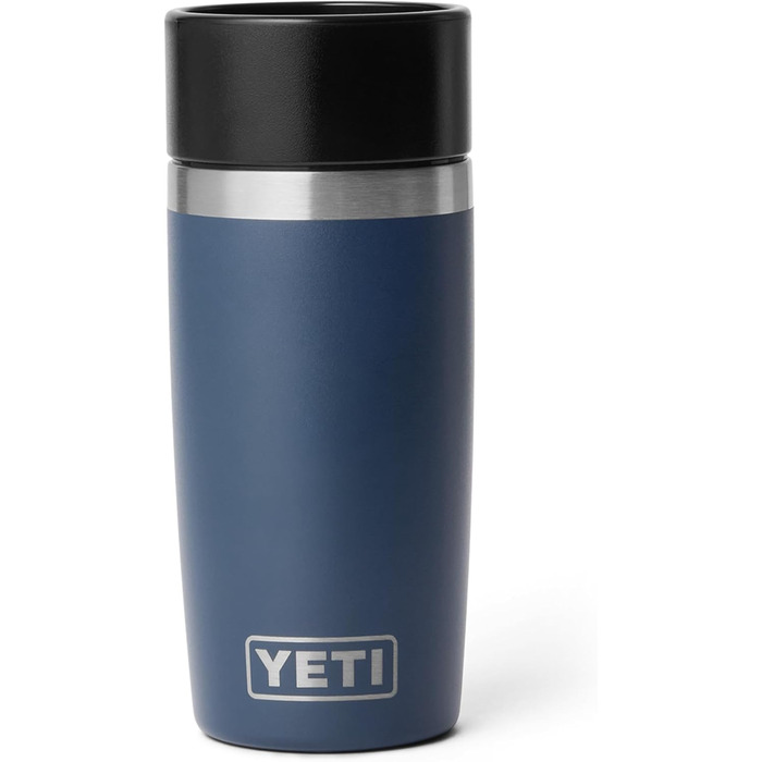 Термос YETI Rambler 12 oz (355 мл), нержавіюча сталь, ізольований, з кришкою Commuter, Navy