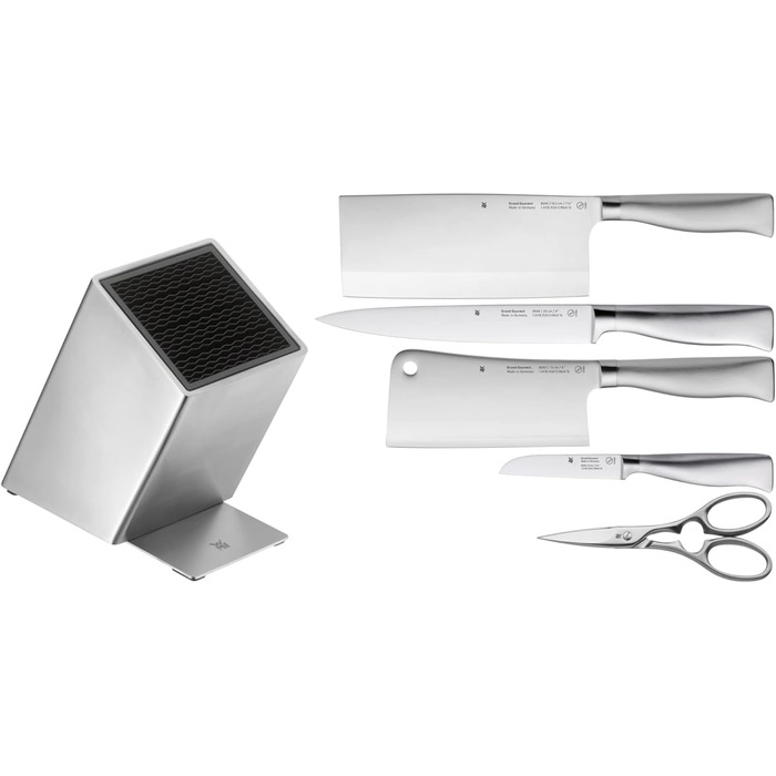 Набір кухонних ножів Grand Gourmet WMF (6 предметів), нержавіюча сталь, Made in Germany