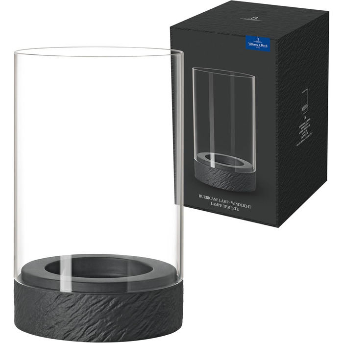 Кавова чашка Villeroy & Boch Manufacture, 2 шт., преміум фарфор, чорний колір, 12x12x19,5 см, для миття в посудомийній машині, сумісна з мікрохвильовою піччю