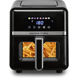 Фритюрниця повітряна GOURMETmaxx з 2 камерами, 10л, вертикальна, з сенсорним дисплеєм