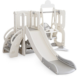 Дитячий ігровий комплекс Mealux Elsa White / Grey (арт. KD-B012 White / Grey)