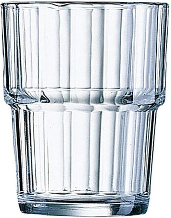Стакан для пиття Arcoroc ARC 60026 Norvege, стакан для води, стакан для соку, 160 мл, скляний, прозорий, 6 шт.