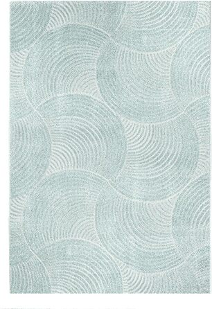 Передпокій - 80x300cm - Однотонна вітальня Однотонний круговий візерунок Сучасні декоративні килими М'які килими Спальня (80 x 300 см, зелений)