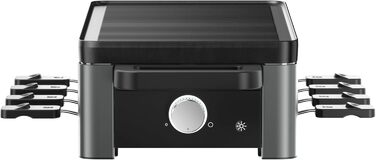 Електричний гриль-ракушетка WMF Master Raclette на 8 осіб, 1500 Вт, нержавіюча сталь матова