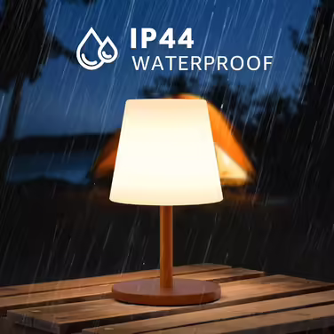 FUYO LED акумуляторна настільна лампа для вулиці, 8 кольорів, димірується, бездротова, портативна, нічник з кольоровою зміною для саду, спальні, кемпінгу, декору на Великдень