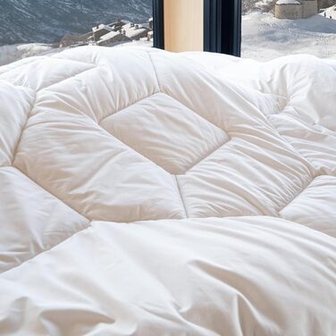 Ковдра PARADIES Prima Bio 135x200 см: кучерява та дихаюча, тепла зимова ковдра 155x220 см