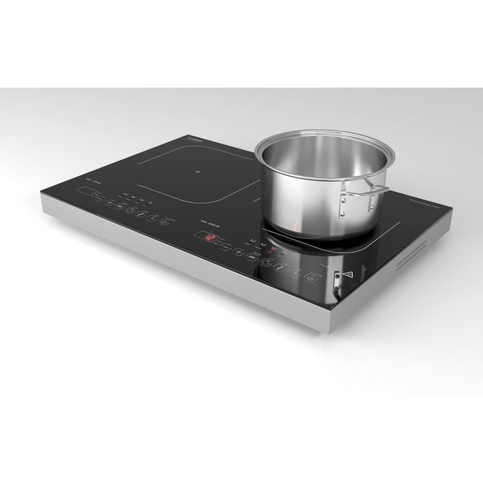 CASO Pro Gourmet 3500 - Двоконфорочна індукційна плитка, max. 3500 Вт, 60-240°C, 12 рівнів потужності, для посуду до 22 см