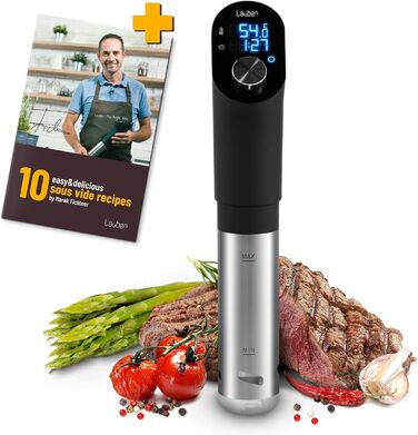 Lauben Sous Vide Stick SV01 - прецизійний кухонний термостат для дому | Sous Vide | 1200W