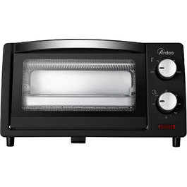Електричний міні-пекар ARDES Magnus AR6226S: 25 л, 6 функцій, внутрішнє освітлення, таймер, аксесуари