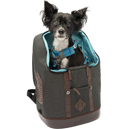 Рюкзак Kurgo K9 зі спеціальним відсіком для собак, дихаючої сіткою і водонепроникним дном, для домашніх тварин вагою до 11 кг, чорний