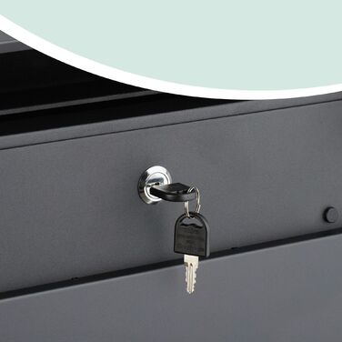 Скріпка Relaxdays з відсіком для газет