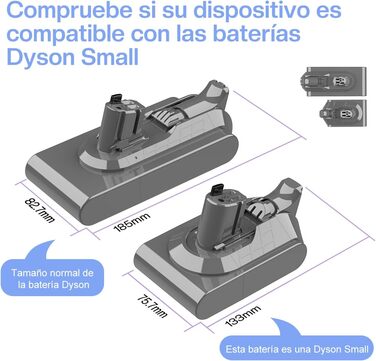 Акумулятор Dyson SV18 Digital Slim Fluffy 18 В 5000 мАг