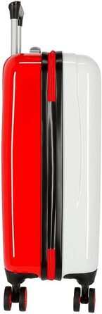 Вінні-Пух білий, 50 x 39 x 20 см, жорсткий пластик, бічна комбінована застібка, 34 л, 1,8 кг, 4 колеса (чохол)