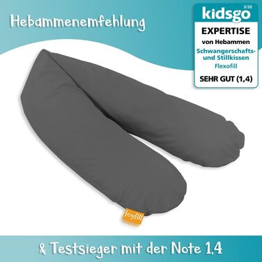 Подушка для годування Joyfill® Premium з мікроперлин - для сну та годування | Зручна та тиха подушка для сну на боці | Виготовлено в Німеччині