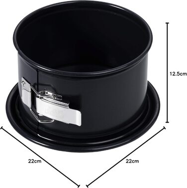 Форма для випічки Birkmann, діаметр 18 см, знімний дно, високий борт, з захистом від протікання