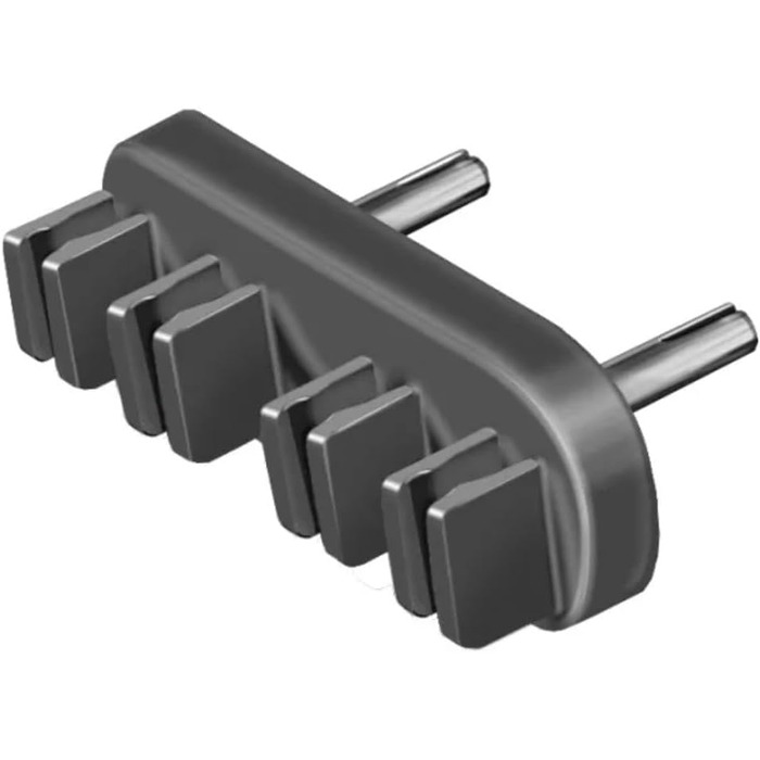 Ручний міксер MPM MMR-23 з 2 вінчиками та 2 гаками для тіста - 6 швидкостей, турбо-режим, 900 Вт, антрацит