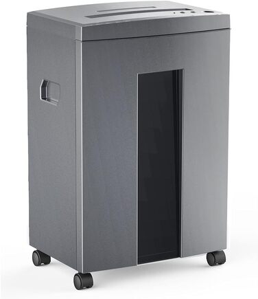 Шредер для паперу WOLVERINE P4 SD9113: 18 листів, знищення CD, тихий, 22 л, сірий