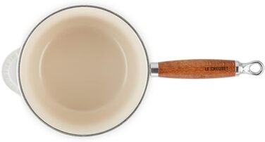 Форма для випічки Le Creuset Profitopf з дерев'яним ручками, 18 см, білий колір меренги