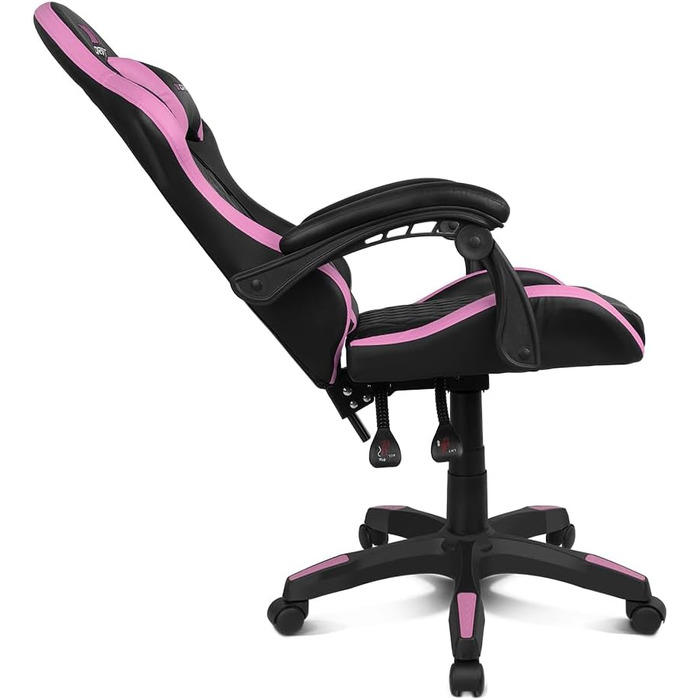 Ігровий крісло DRIFT GAMING DR35 - комфорт та підтримка для геймерів, чорно-сірий колір, з подушками для спини та шиї, регульоване, на міцній базі, з підлокітниками