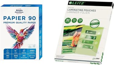 Папір для друку та копіювання AVERY Zweckform 2563 (500 аркушів) + Кухонні ваги ETEKCITY 5 кг з LCD-дисплеєм