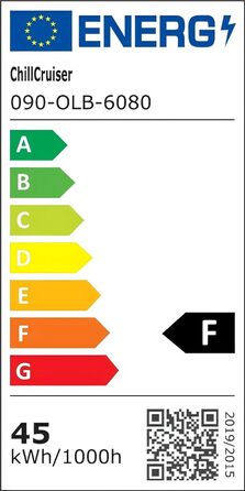 Круглий LED-дзеркало для ванної кімнати ChillCruiser 50 см з чорною рамою, антизапар, 3 кольори, функція Memory