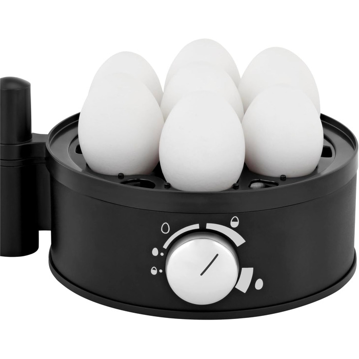 Електричний яйцеварка WMF Stelio: 1-7 яєць, нержавіюча сталь, регулювання ступеня нагріву, функція продовження нагріву, мірний стаканчик