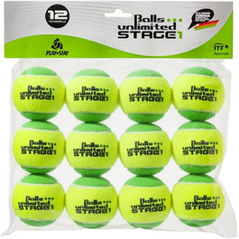 М'ячі. необмежений рівень 1 (Зелений) дитячі м'ячі, тренувальні м'ячі зі зниженим тиском на 25, методичні м'ячі - 12 упаковок