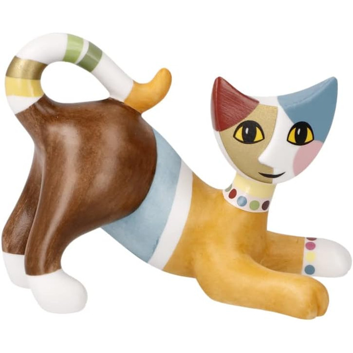 Міні кіт Goebel Кароліна від художниці Розіни Вахтмайстер з бісквітної порцеляни, 31400811, (9х4,5х6,5 см, різнокольоровий)
