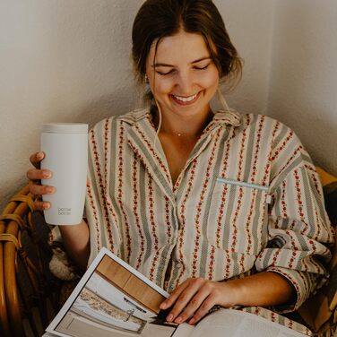 Термокружка BOTTLE Thermobecher 350 мл, для кави та чаю, з вишуканим клапаном Quick-Press, ізольована модель Travel Mug Classic Grande (Зелений)