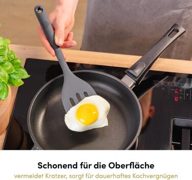 Набір кухонних аксесуарів Hoffmann Küchenhelfer-Set (5 предметів), антрацит, силікон-сталевий сердечник